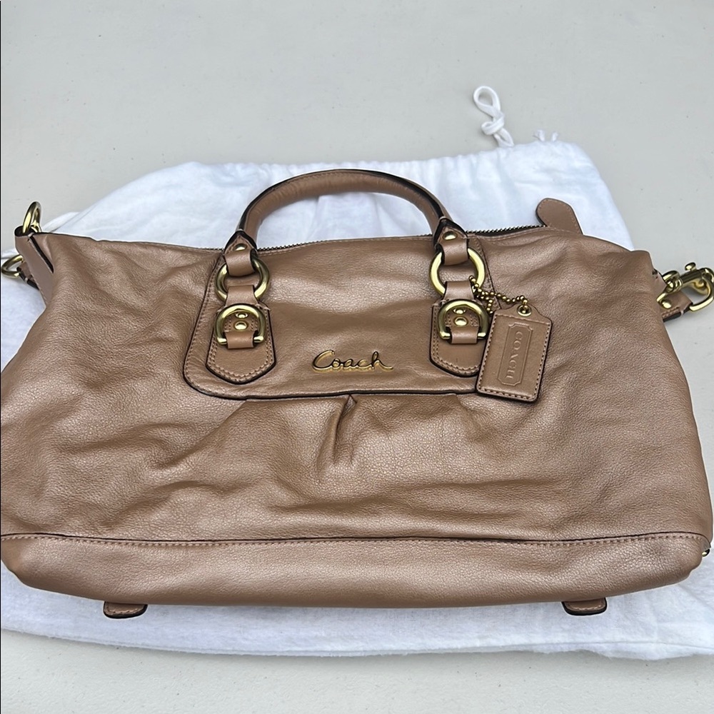 Coach Tan Leather Women's Bag